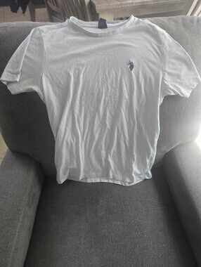 Polo by Ralph Lauren Light Blue Crew Neck T-Shirt with Navy Pony